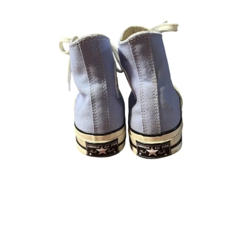 Chuck 70 converse high top canvas sneakers sky blue size men's 5 women's 7
